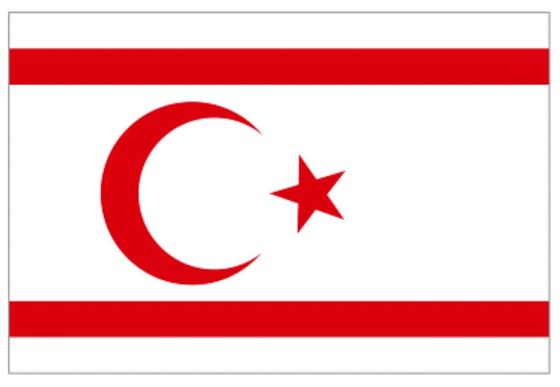 1000 Flags Northern Cyprus Flag 5ft x 3ft
