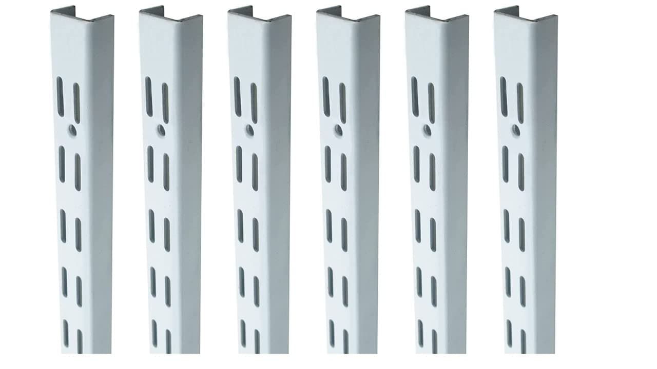 Slotted Channel Adjustable Double, Heavy Duty, Home Kitchen Shop (Code:- Sky CHNL Ivory, Size- 6FT, Pack of 6 PCS)