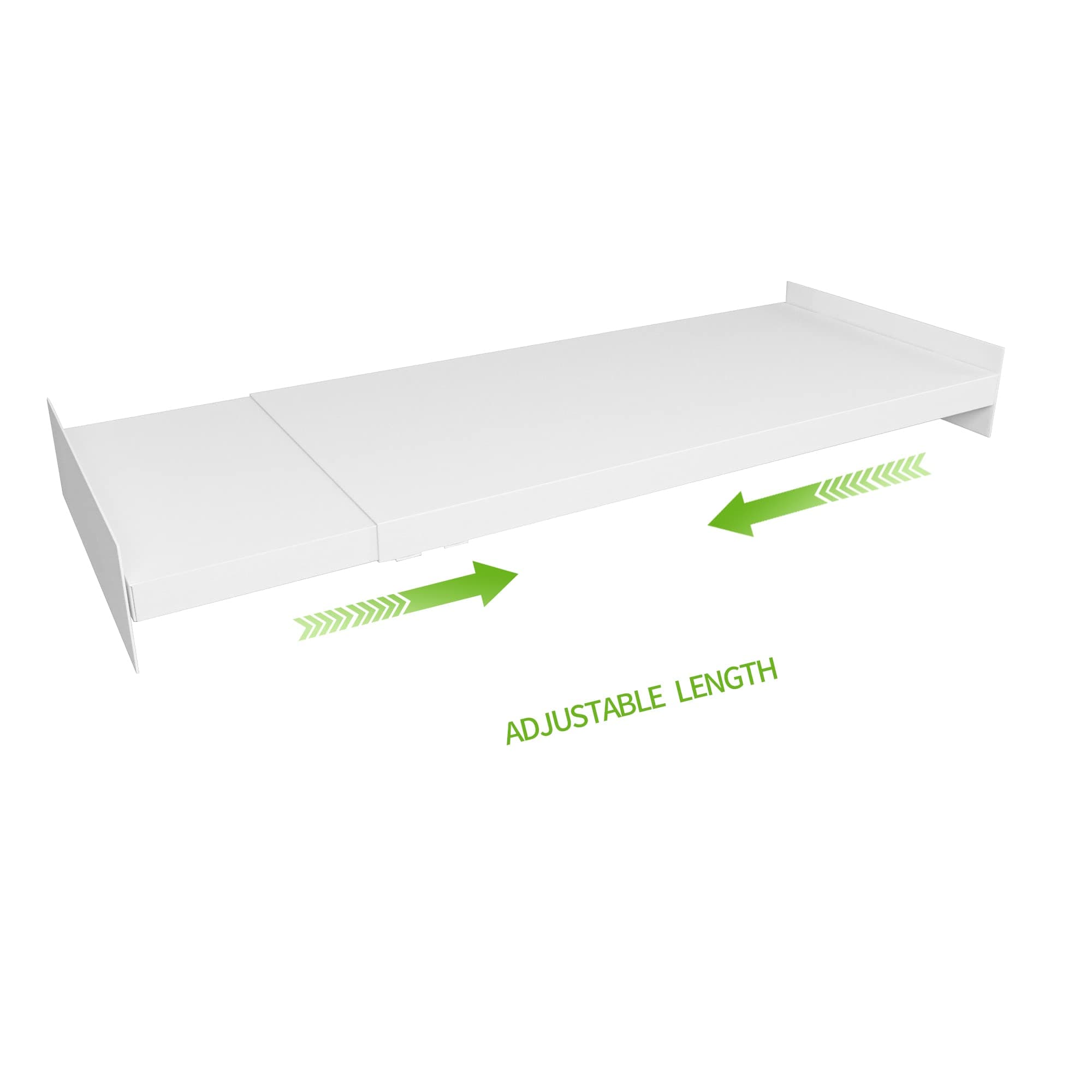 SOFRON Expandable Closet Shelf Organizer, Adjustable Shelves Organizer, Storage Shelving Rack DIY Divider RV Separator for Cabinet Pantry Wardrobe Cupboard Kitchen, Small 1 Pack