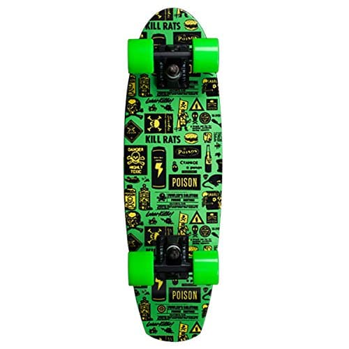 A-Frame Strychnine Skateboard, Green