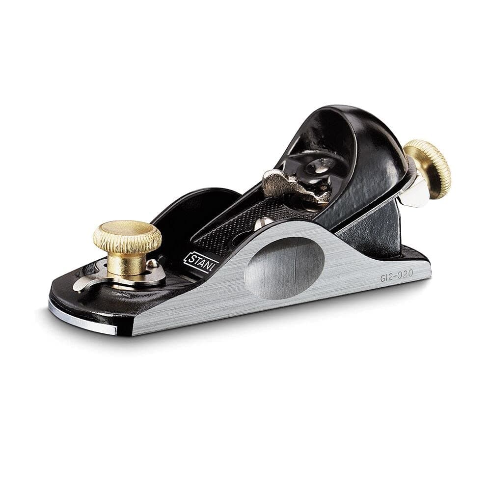 STANLEY 6.1/4" Fully Adjustable Block Plane with Storage Pouch, 5-12-2020