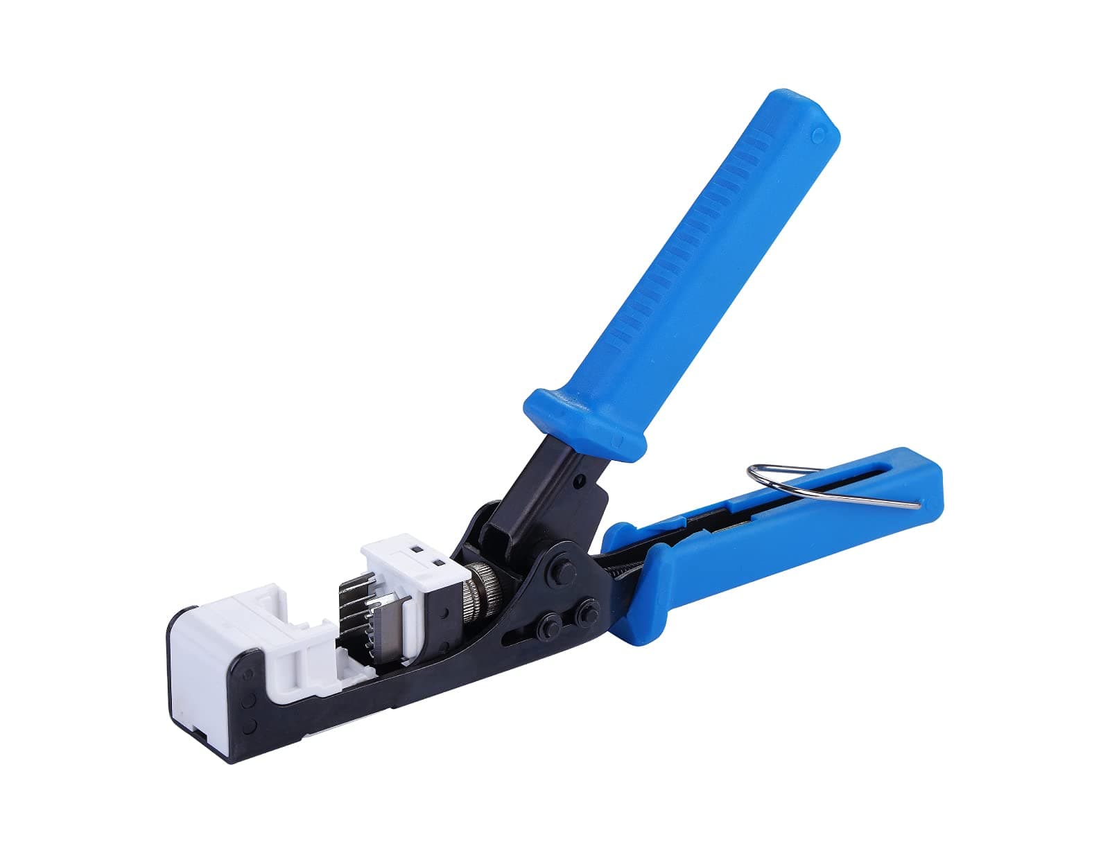 Termination Tool 45 Degree RJ45 Keystone Jack Speed Crimping Tool for Cat5e Cat6 4-Pair Keystone Jacks by Tedgetal