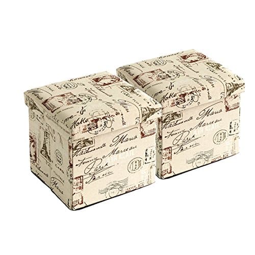 Creative Living 2FO-POSTAL Indoor Storage Ottoman, Postal