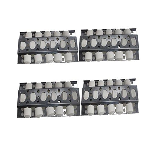 Grilling Corner 16 1/2 x 6 1/2" Stainless Steel Heat Plate (4-Pack) for Turbo 720-0057-3B, 750-0058-4BRB, Capt'n Cook CG3CKW, CG3CKWN, CG4CKW, CK4CKWN,