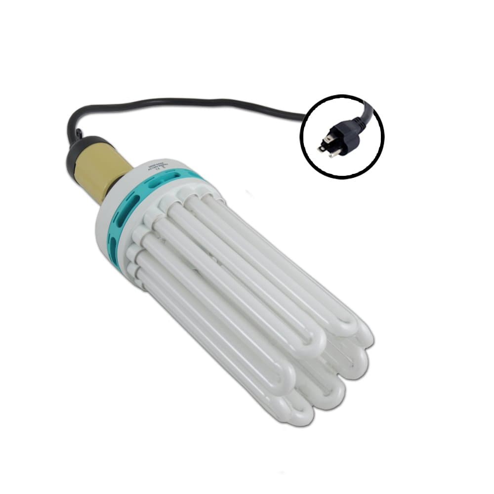 250 Watt CFL Compact Fluorescent 6400K Mogul Socket Kit for Veg/Clone