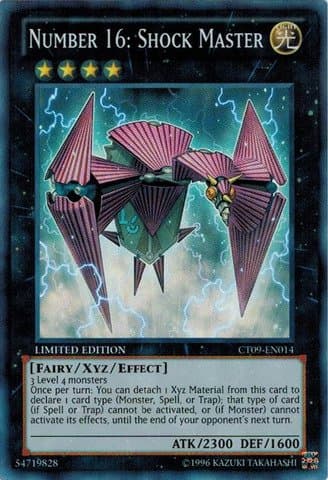 Yu-Gi-Oh! - Number 16: Shock Master (CT09-EN014) - 2012 Collectors Tins - Limited Edition - Super Rare