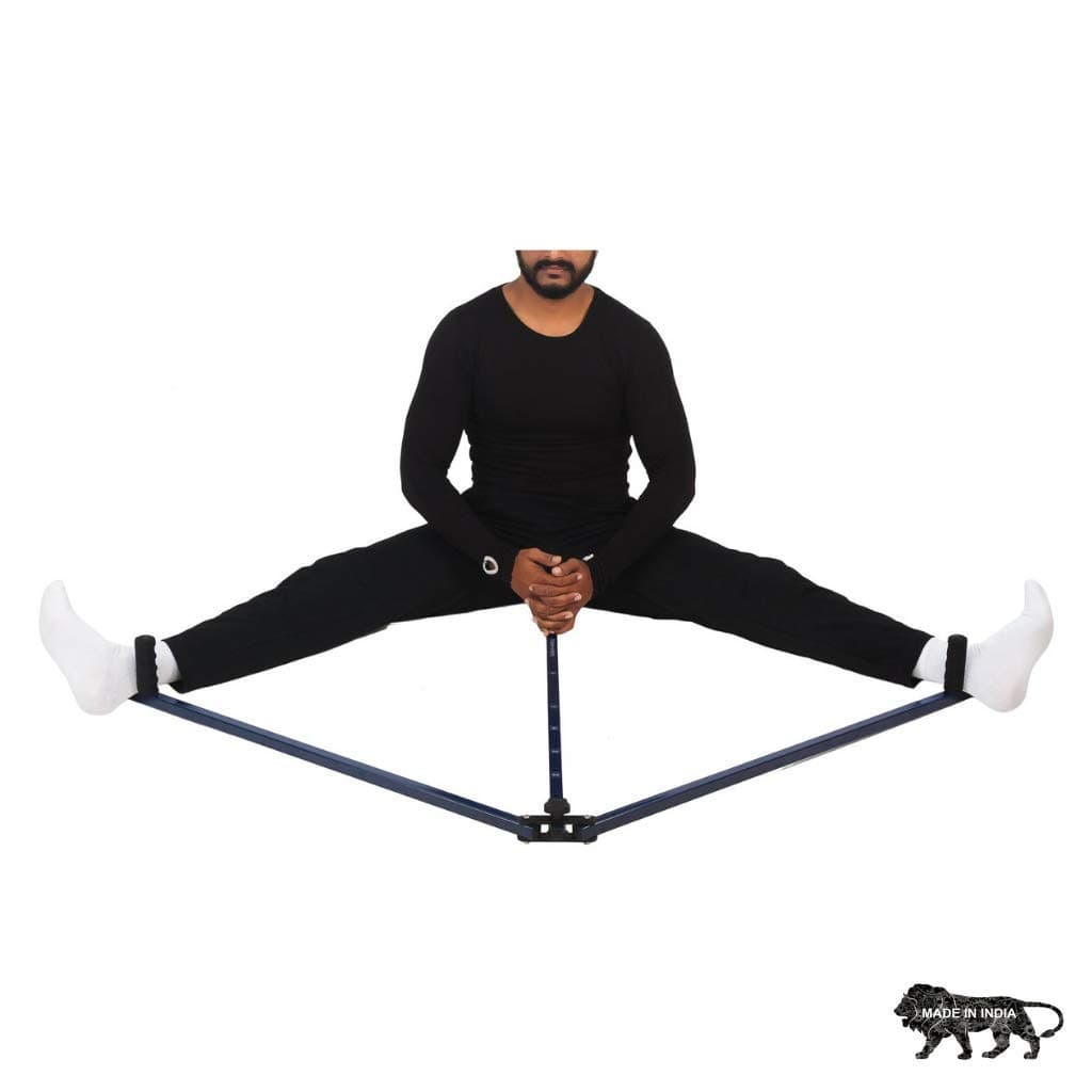 Iron Warrior® Leg Split Stretcher Machine/Flexibility/Adductor Muscle, Groin, Hamstrings, Lower Back Stretcher/Martial Arts/Dance/Athlete/Yoga/Cyclist, Blue