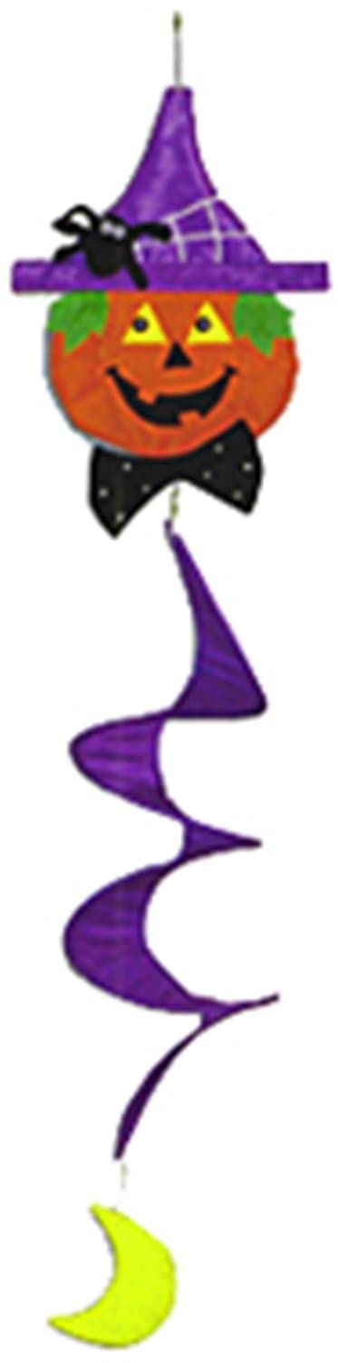 Toland Jack O' Lantern Bowtie Wind Twister