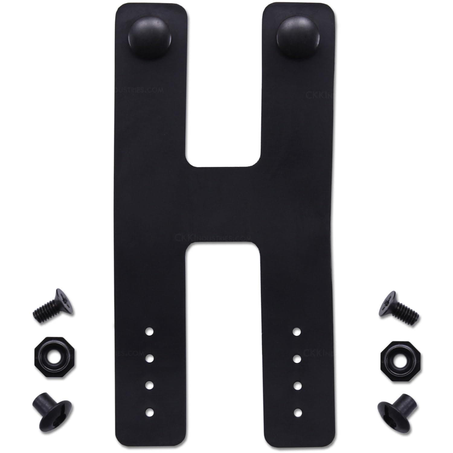 IWB Belt Loops - Heavy Duty Rubber – w/Pull-The-Dot Snaps/Durable Caps & Mounting Hardware - Holster Loops for IWB Carry - (Fit 1.25-2.00 Inch Belts (Adjustable)