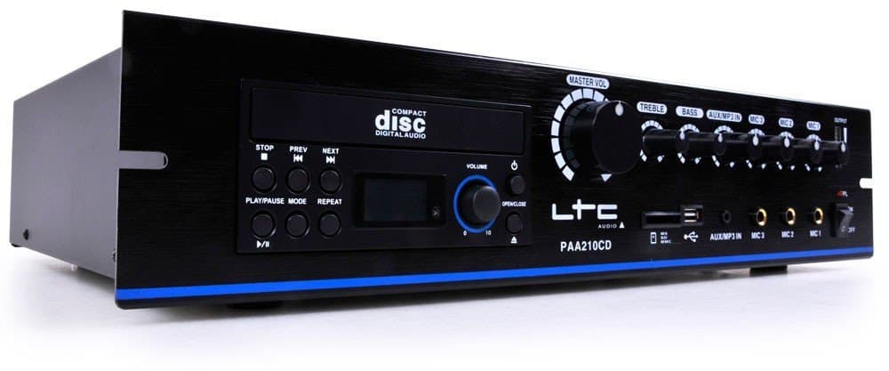 LTC PAA210CD PA Amplifier DVD Player Sound System USB MP3