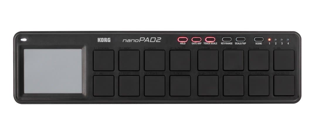 nanoPAD2 Slim-Line USB MIDI Pads - Black