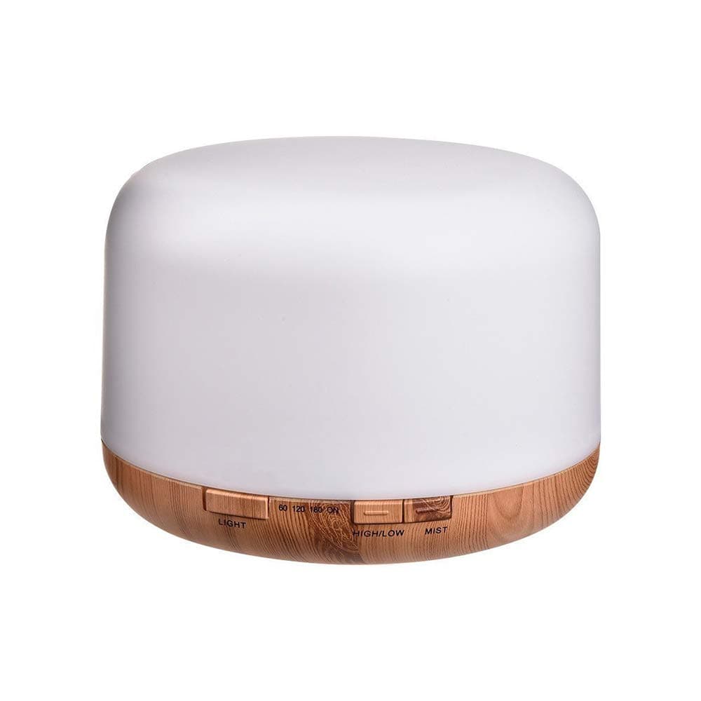 Kyansin Essential Oil Diffuser,500ml Aroma Diffuser,Ultrasonic Aromatherapy Humidifier with 7 Colorful LED Lights Whisper Quiet Auto Shut-off Cool mist for Home Room Hotel Yoga Spa