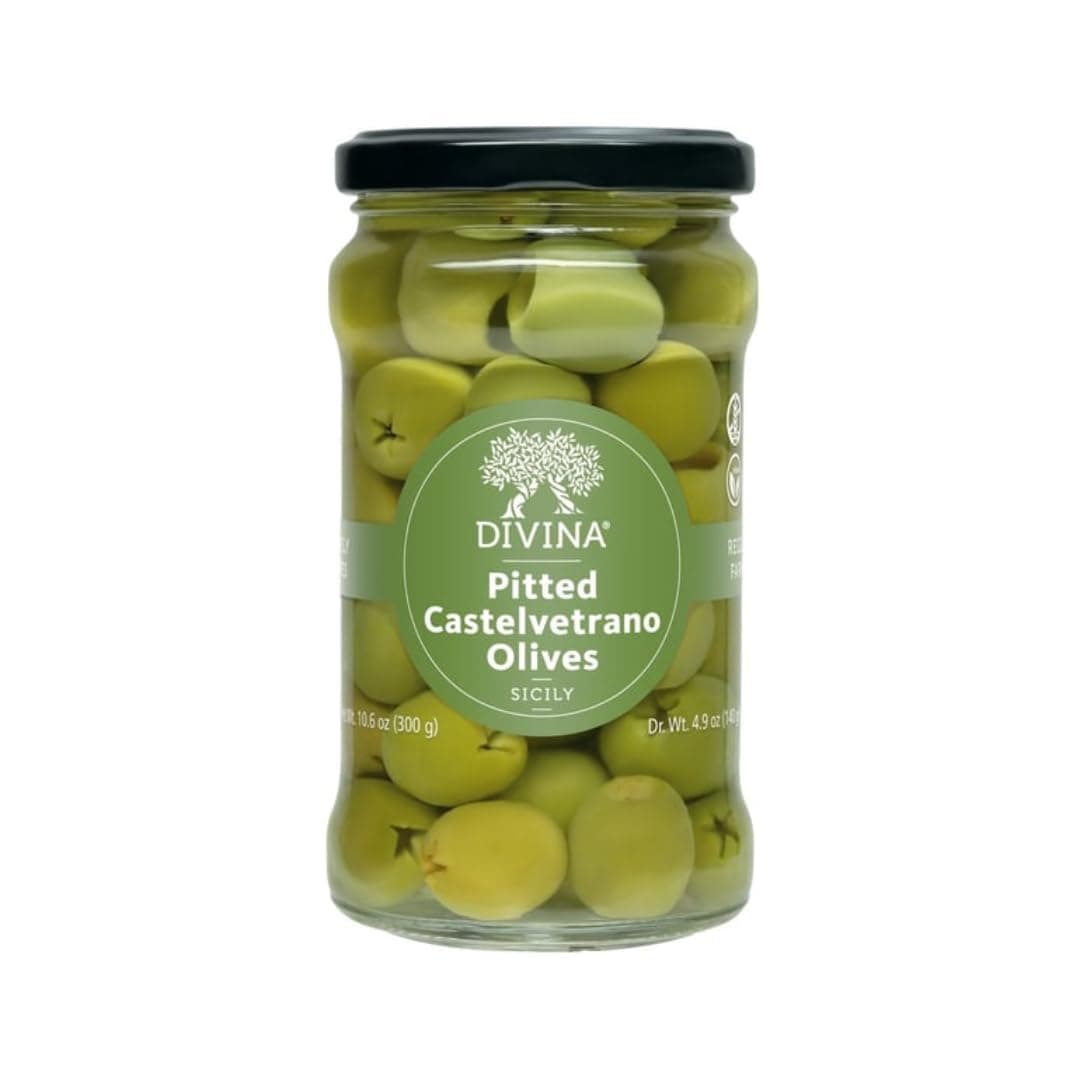 Divina, Olives Pitted Castelvetrano, 4.9 Ounce