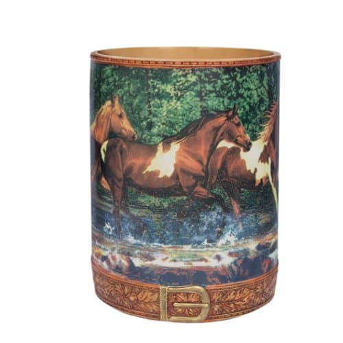 Accents Expressions Spring Creek Run Wastepaper Baskets