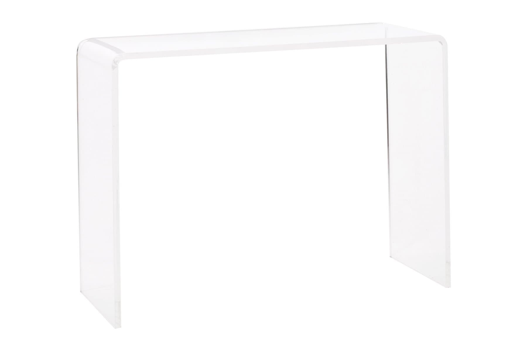 Pure Decor Acrylic Console Table, 29hx38wx15, Clear