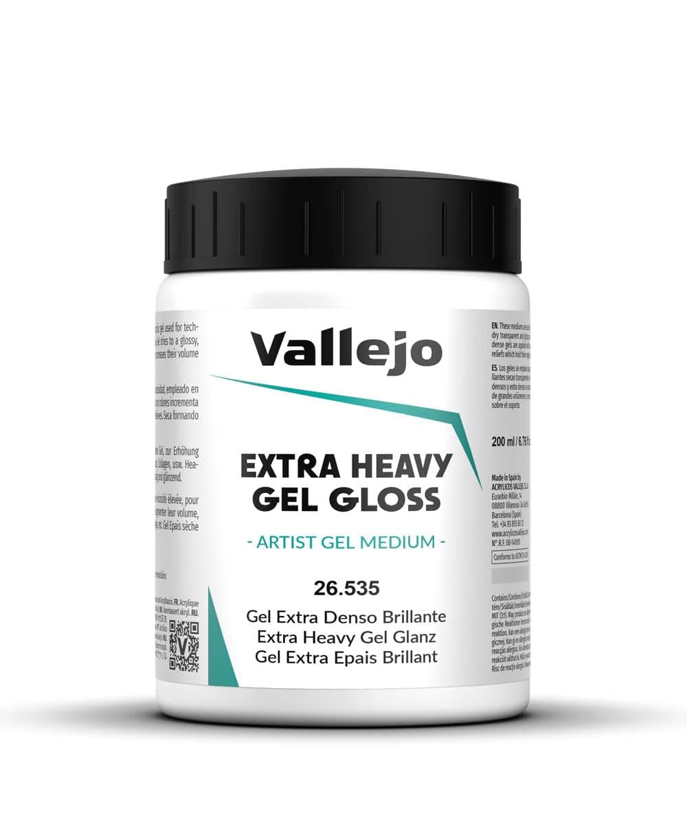 Vallejo Model Color 200 ml Stone Textures - Extra Heavy Transparent Gel