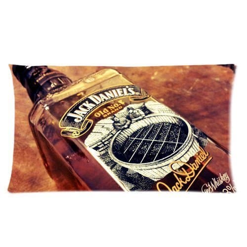 Pillowcases Whiskey Bottle Jack Daniels Custom Pillow Case20"30"(Two side)