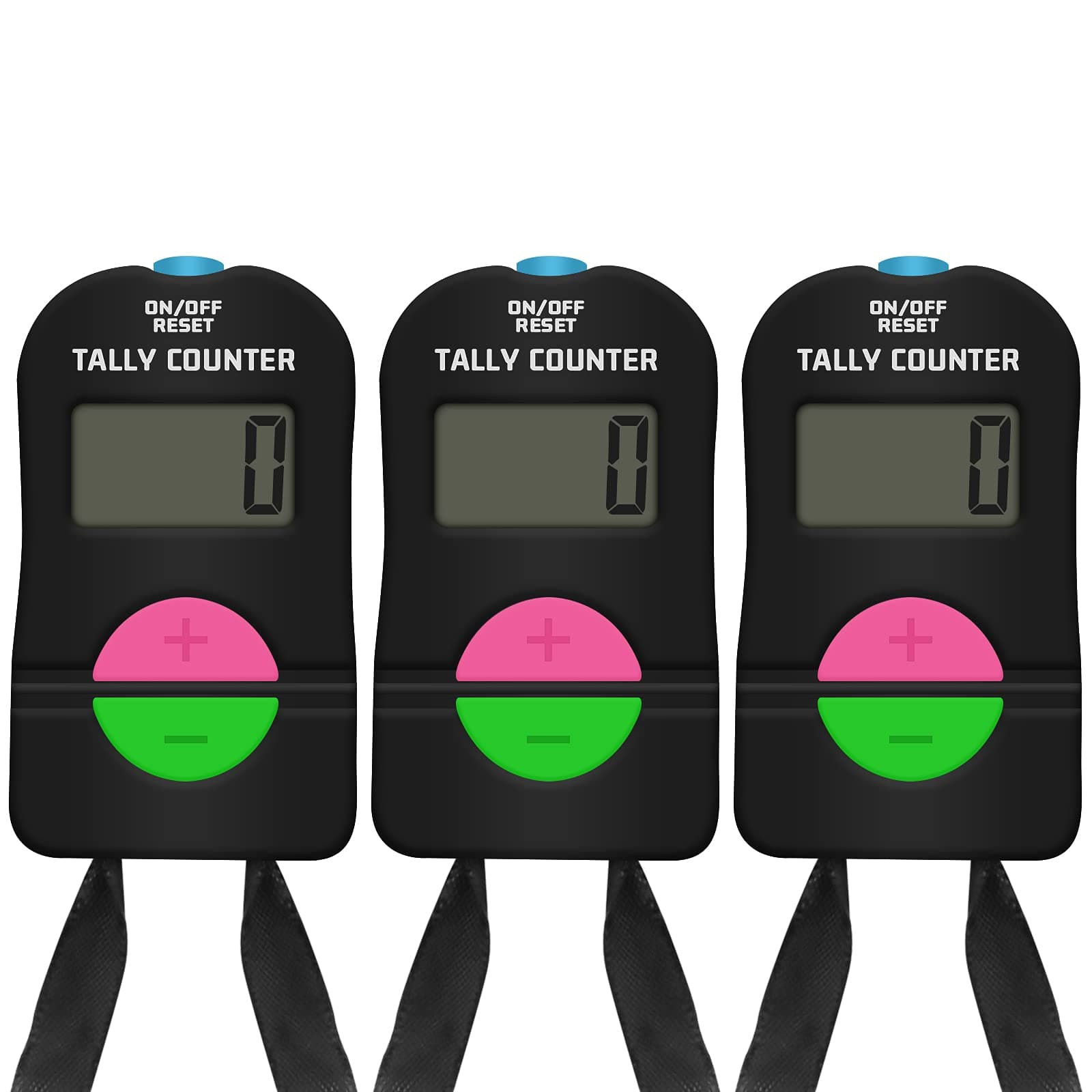 Clicker Electronic Counter, 4 Digit Hand Tally Counters Add/Subtract for counting, golf scoring
