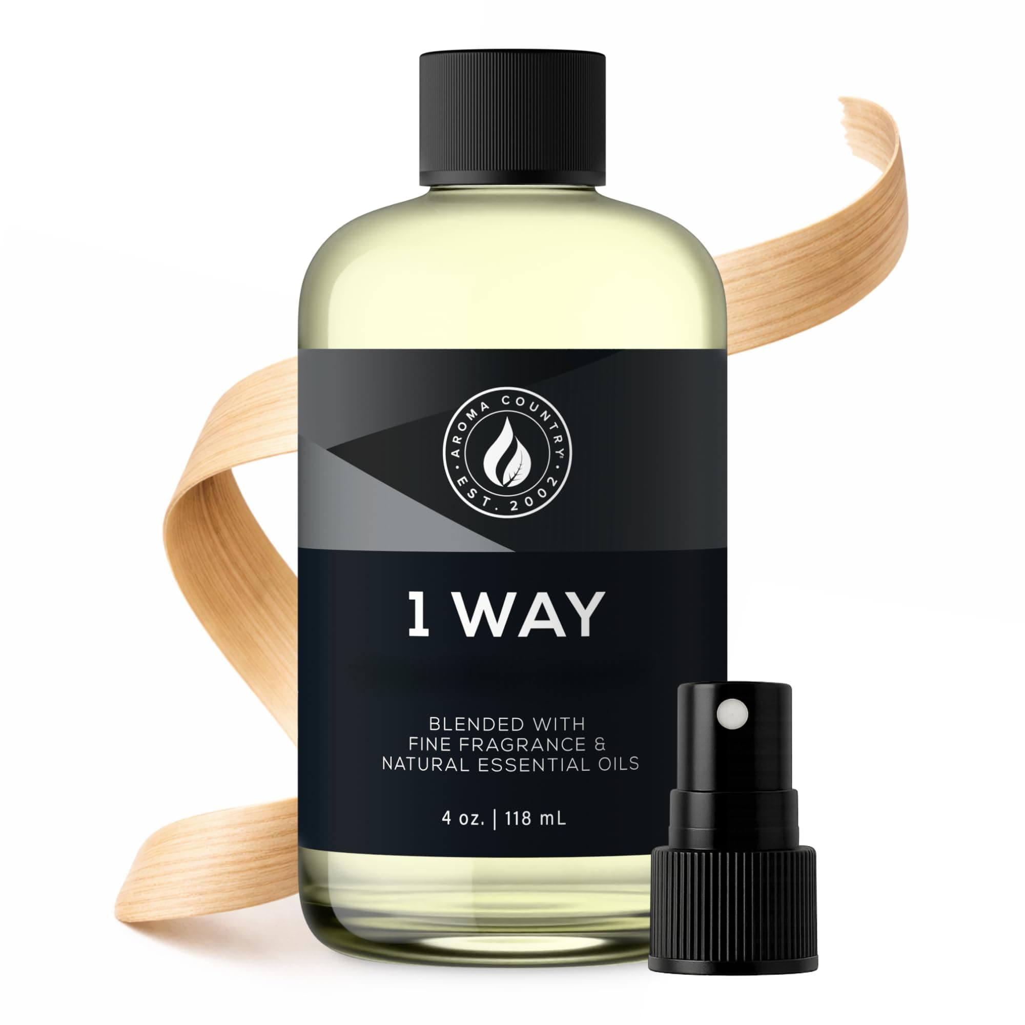 Aroma Country 1 Way Diffuser Oil - Luxury Hotel Santal Fragrance Oil for Diffuser Refill, Sandalwood Home Aroma Diffusers & Room Spray - My Way Premium Aromatherapy Oils & Home Scent (4 Fl Oz)