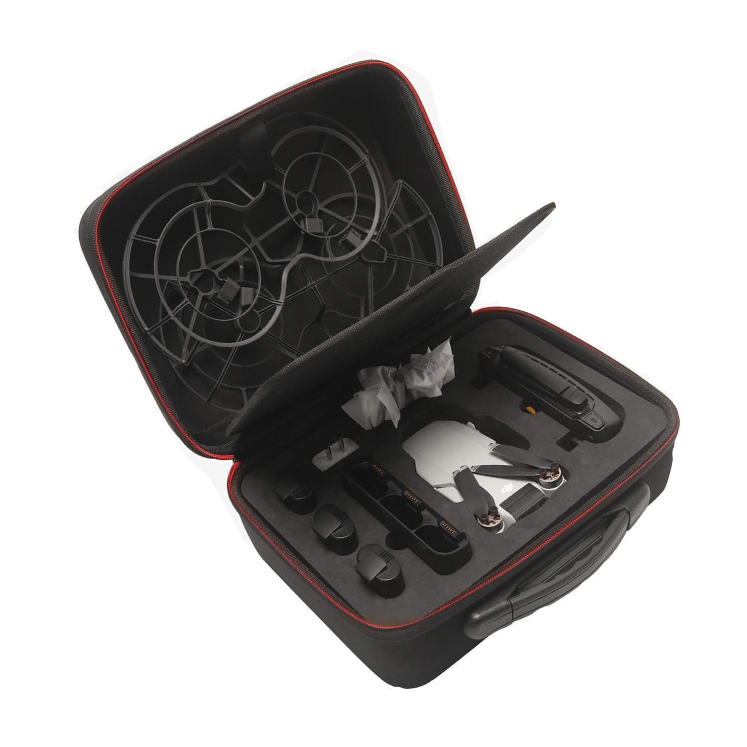 Mavic Mini Drone Carrying Case-Waterproof Hard-Shell EVA Portable Travel Case Fit for DJI Mavic Mini Quadcopter Drone, 3X Batteries, Remote Controller, Charging Hub, Propellers and Other Accessories