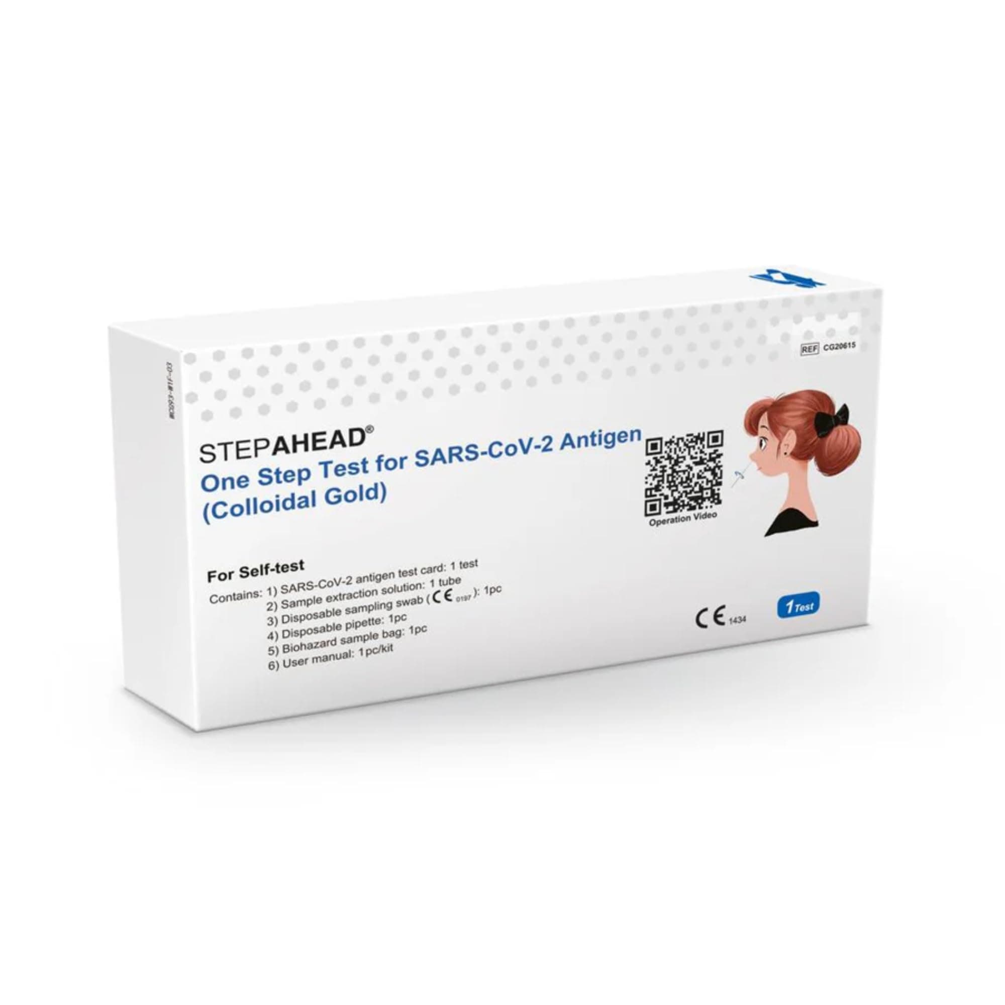 Step Ahead Covid-19 Lateral Flow Testing Kit – Pack of 5 Rapid Antigen Self Tests for Fast, Accurate at-Home COVID-19 Detection – Easy to Use, Trusted & Reliable