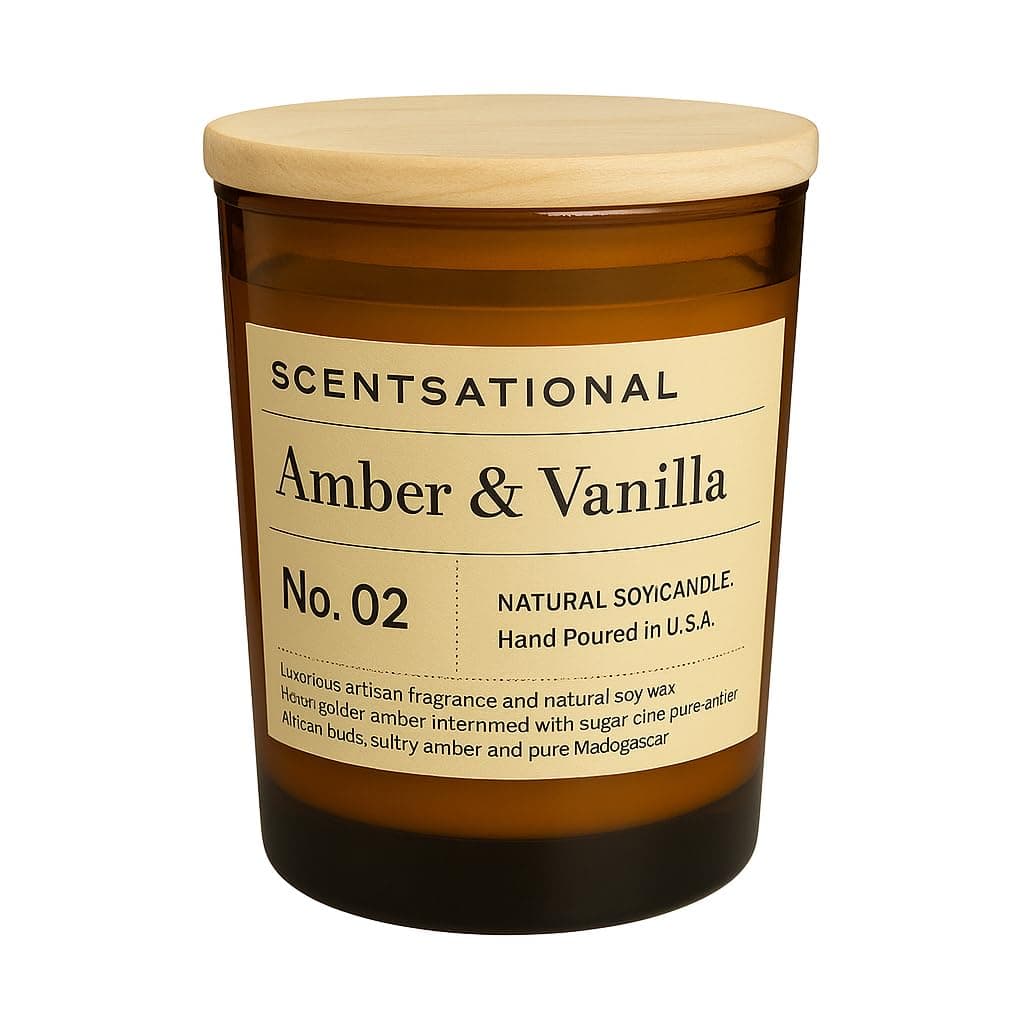 Amber & Vanilla Candle