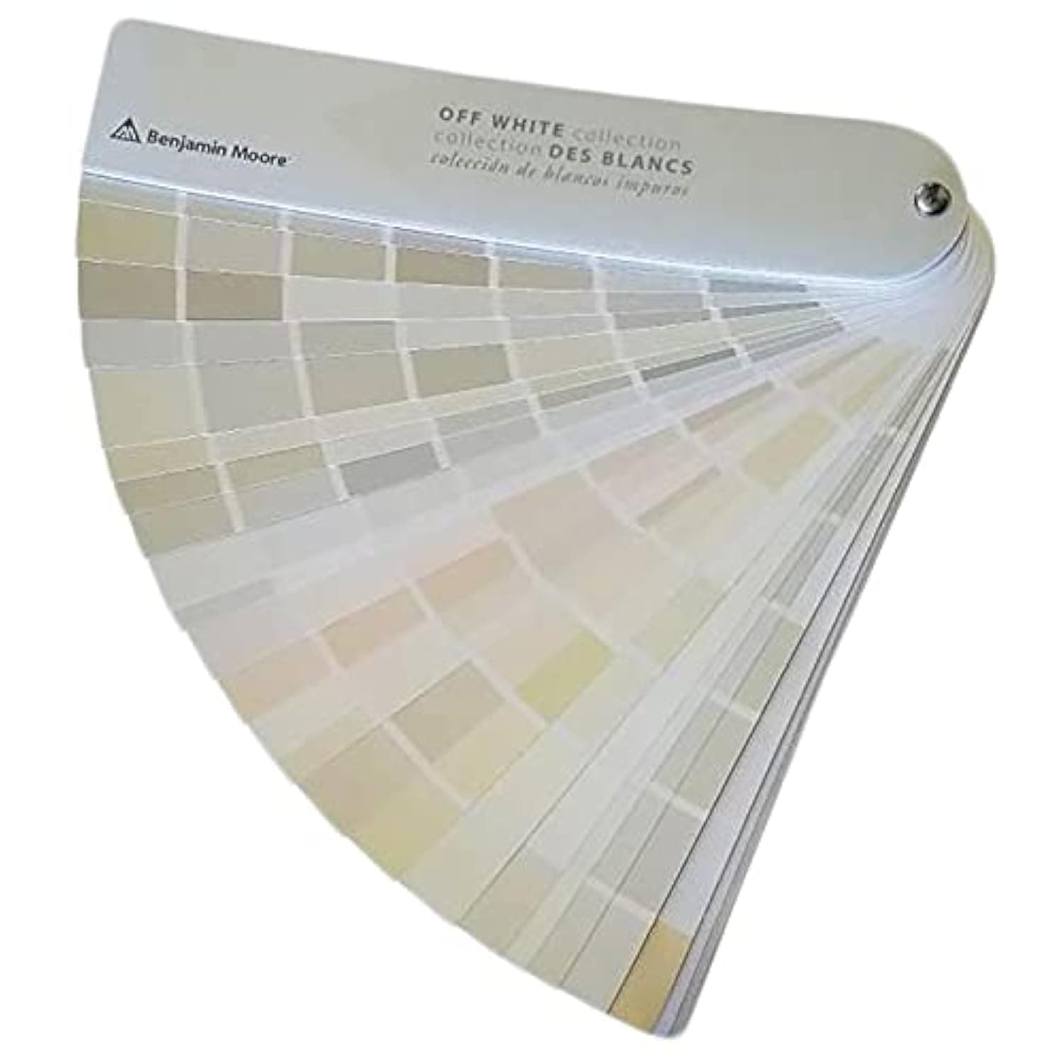 Benjamin Moore Off Whites Collection Fan Deck white
