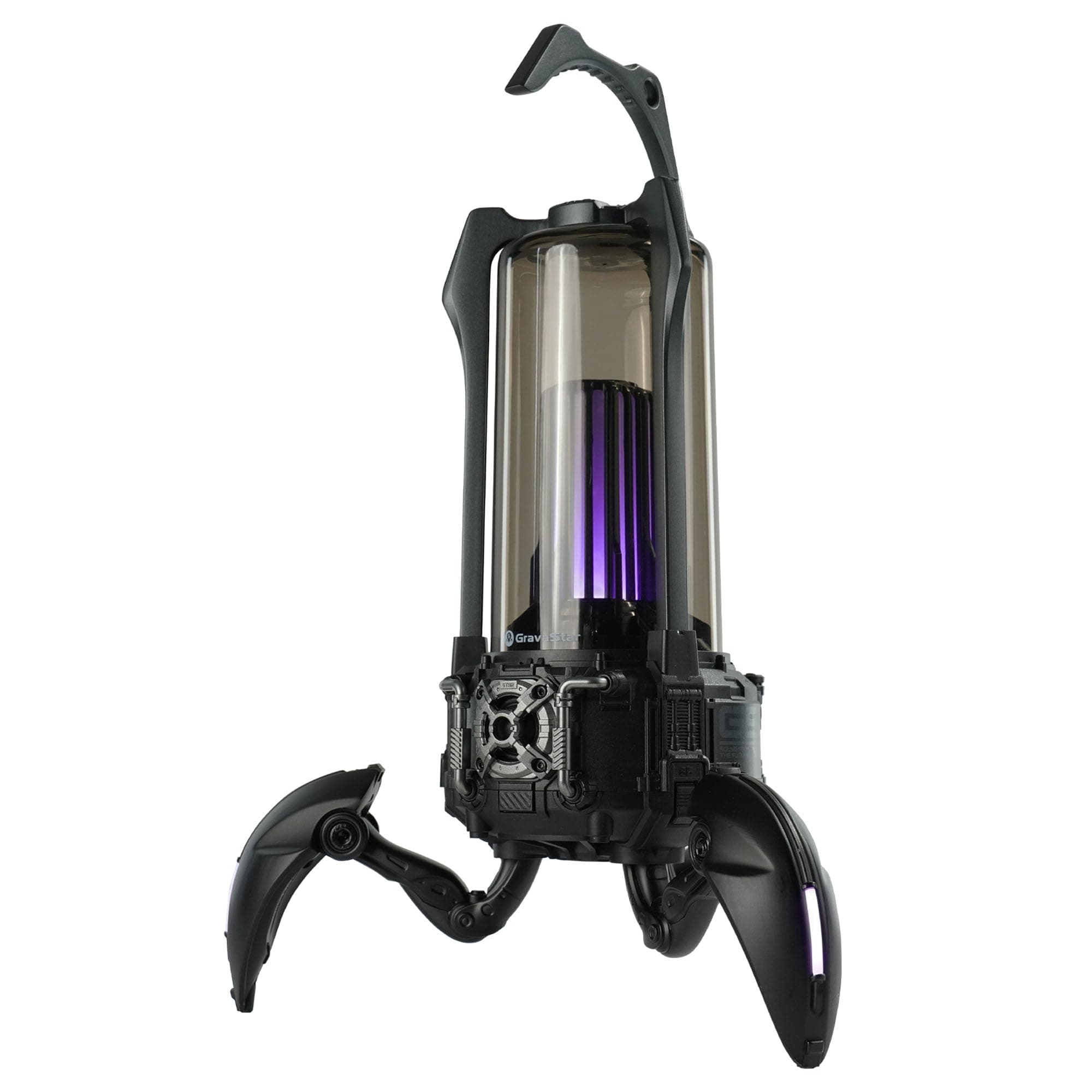 GravaStar Supernova Bluetooth 5.3 speaker25w powerful sound, different immersive light effects, AUX compatible, 9 h playtime, 20m Bluetooth connection,outdoor portable handle camping speaker