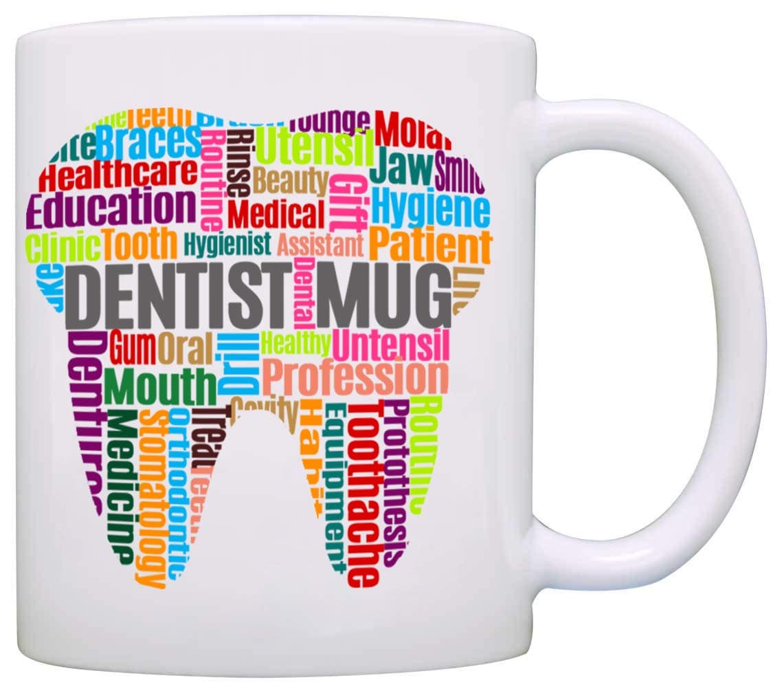 A Cool and Fun Dentist Coffee Mug Is A Unique Gift Idea For The Dental Profession, 100% Microwave and Diswasher Safe by visionelle