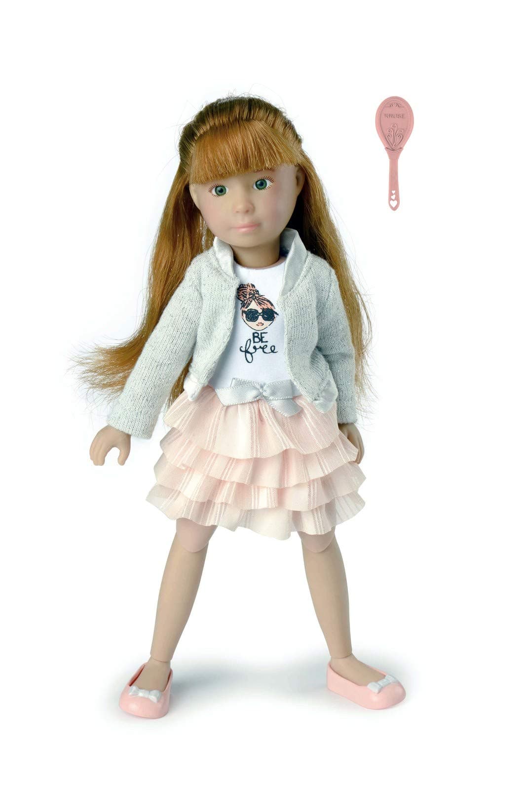 Sofia 9" Doll Set - Poseable - Stylish Casual Outfits, Realistic Eyes - Perfect Play Companion for Ages 3-7 - Inspiring Creativity and Fun