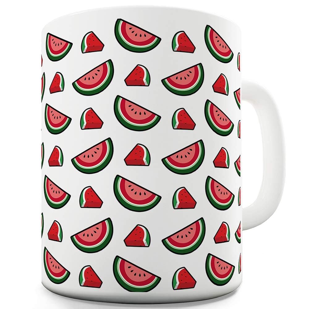Twisted Envy Watermelon Print Ceramic Tea Mug