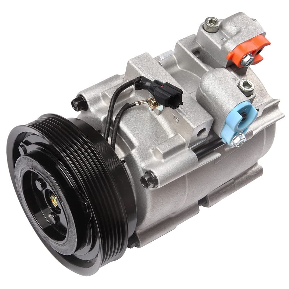 ECCPP AC Compressor 2001-2006 Fit for Hyundai Santa Fe 2.7L Fast Cooling AC Compressor with Clutch