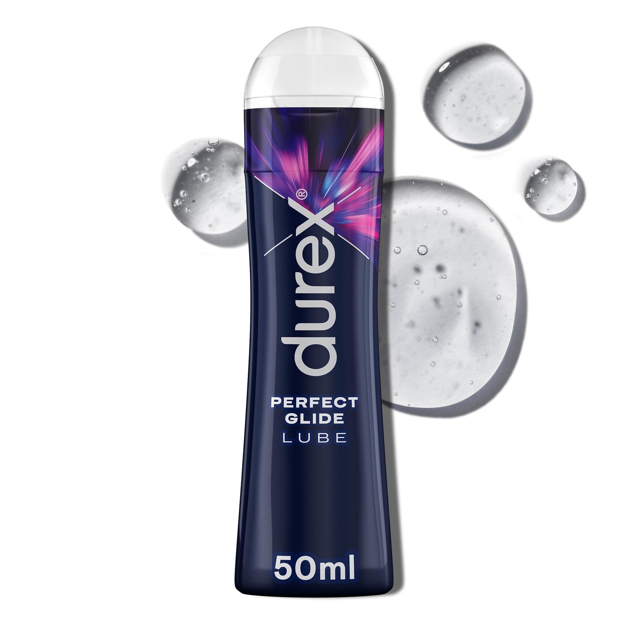 Perfect Glide, Silicone Based Lube, 50ml, Condom Compatible, Non Drying, Long Lasting Formula, Silky Smooth Feel, Quality Ingredients, Lubricant