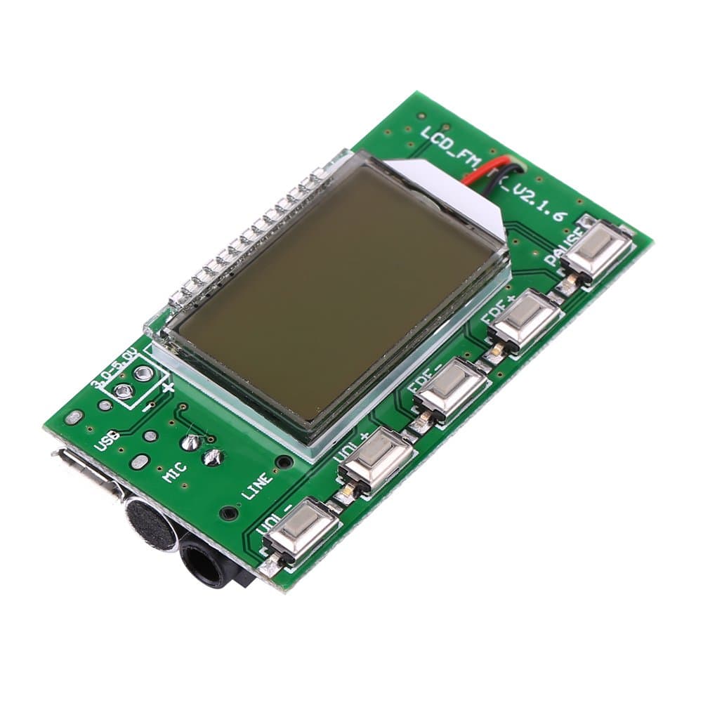 – DSP & PLL Digital Wireless Microphone Stereo FM Transmitter Module 87-108MHz