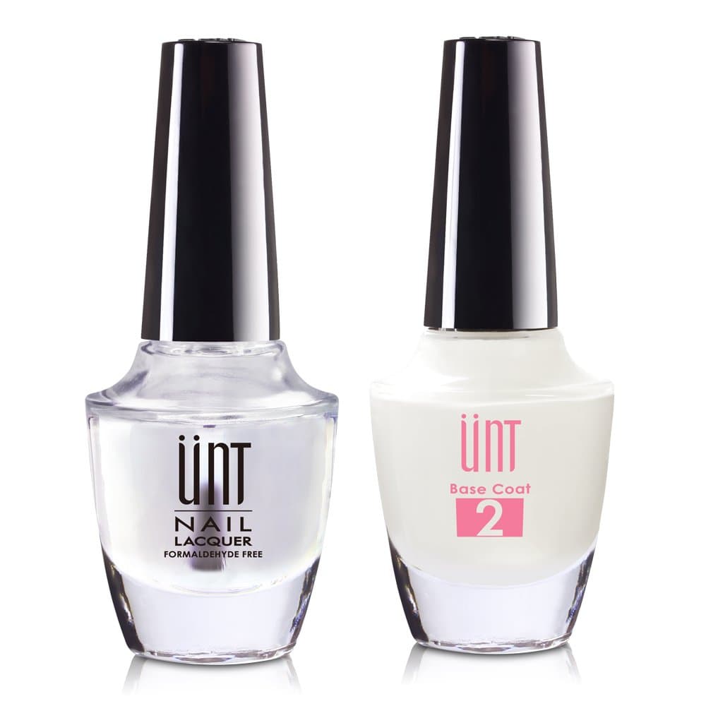 UNT Nail Essentials Set - PRELUDE BASE COAT and READY FOR TAKEOFF Peelable Base Coat