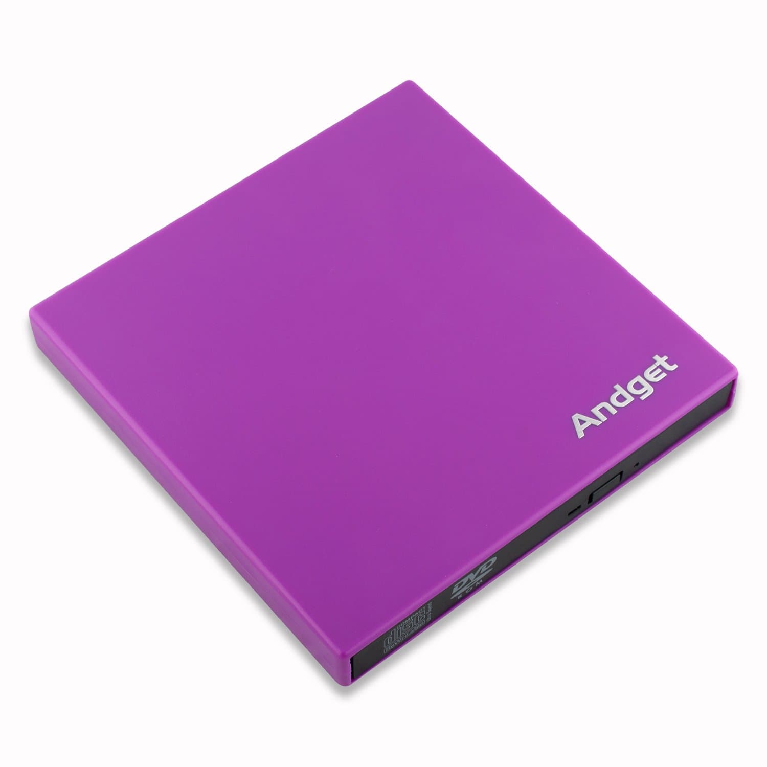 Andget USB External DVD Combo CD-RW Burner Drive Purple