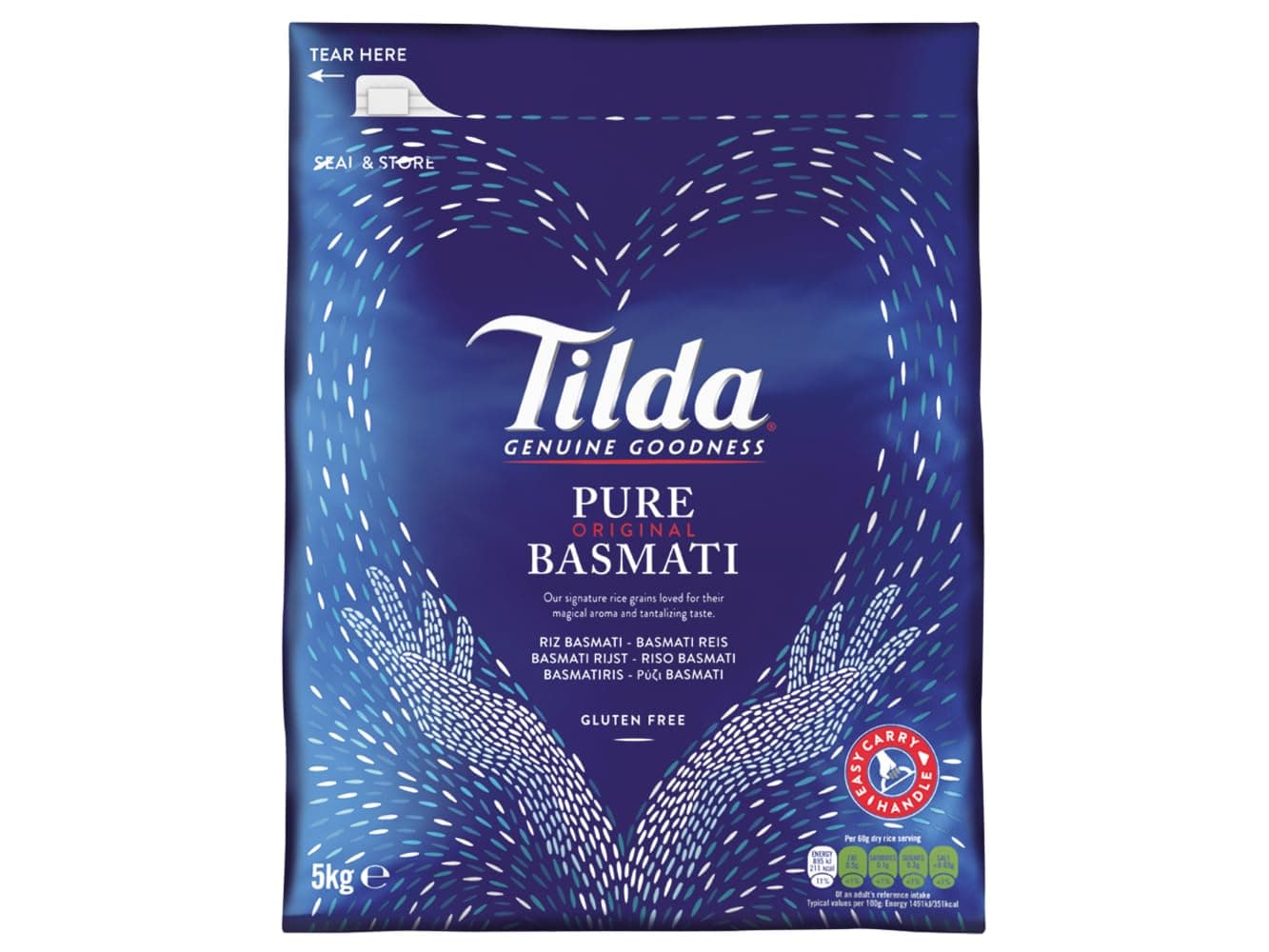 Tilda Pure Basmati Rice 5kg