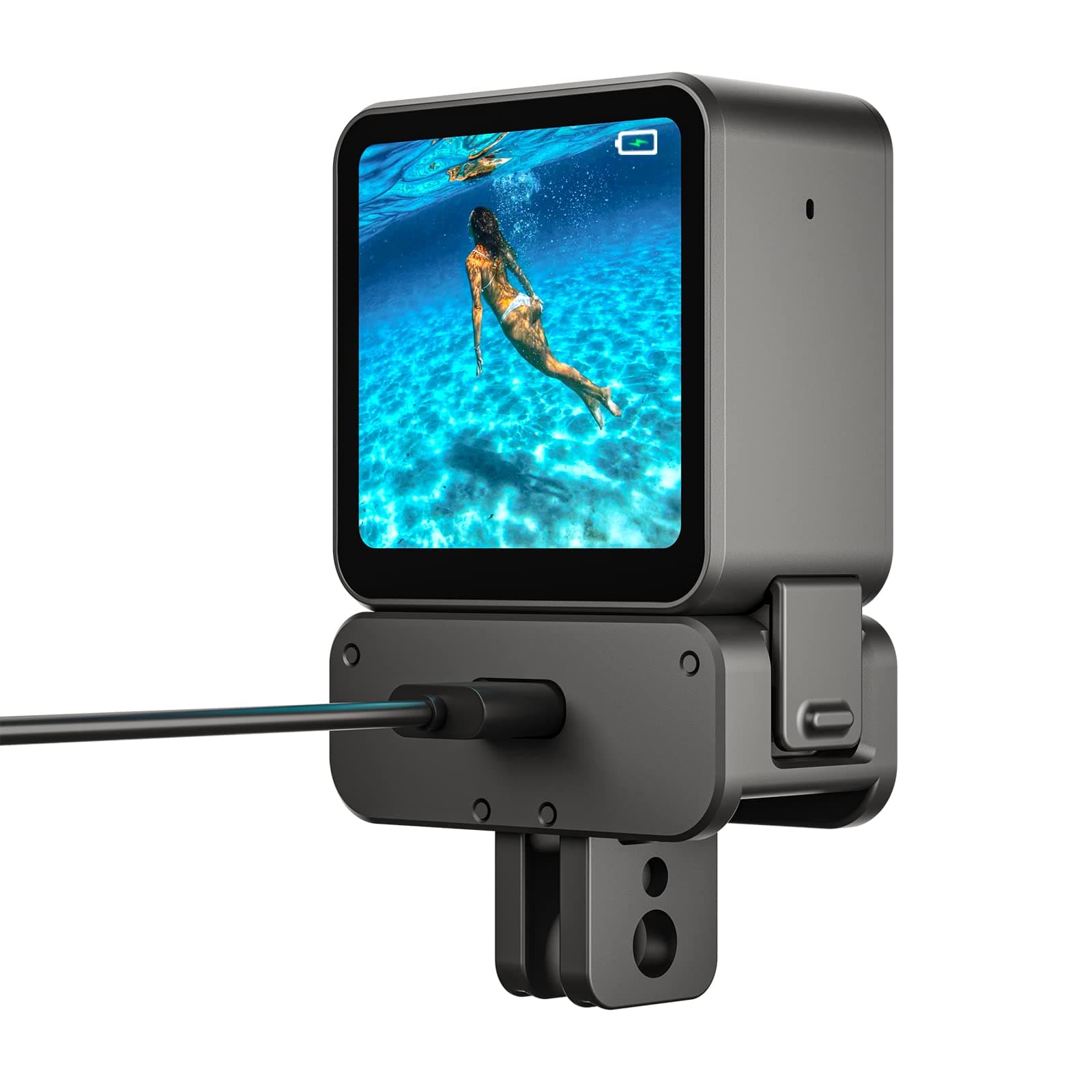 Magnetic Inductive Charging Base Mount Compatible with DJI Action 2 action camera