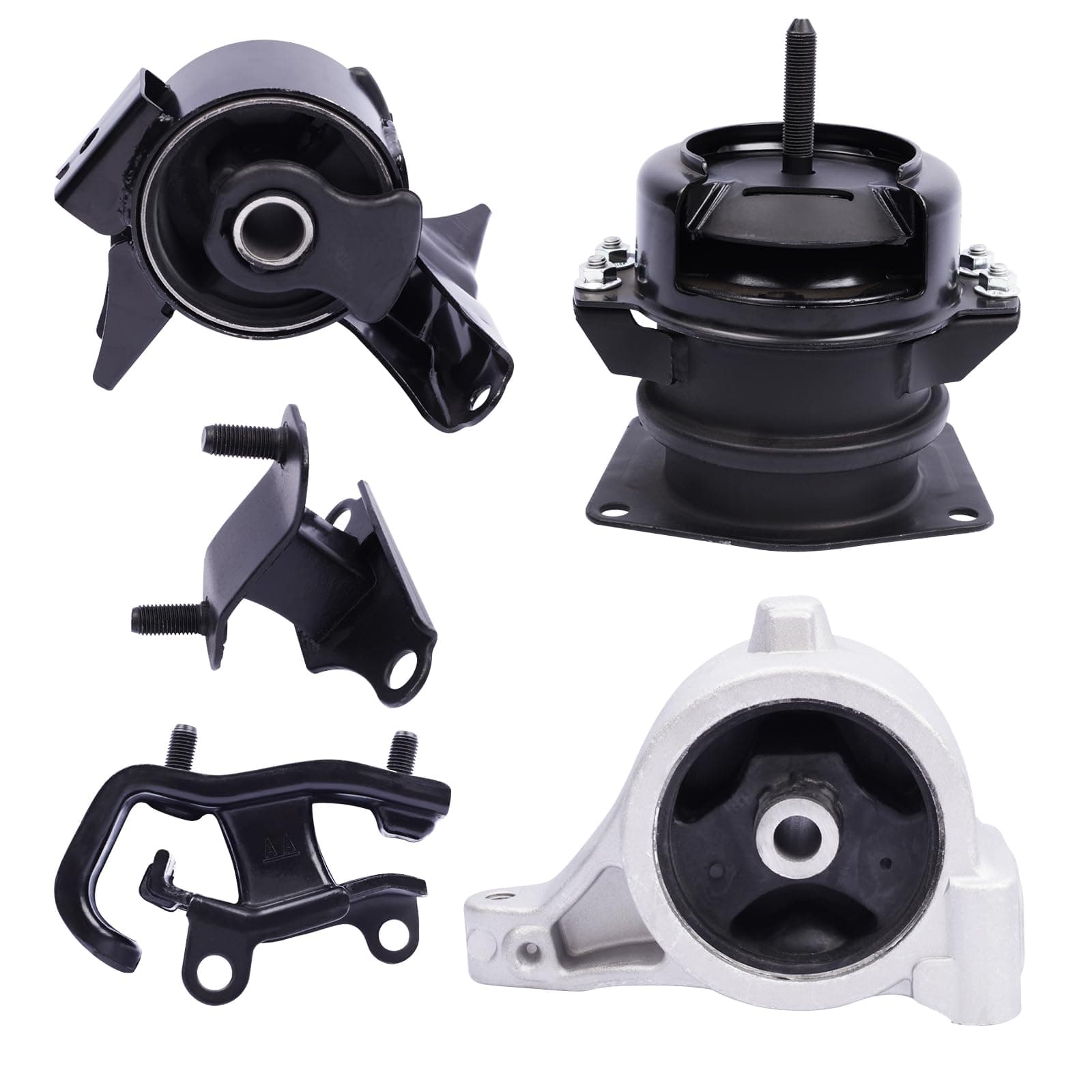Set of 5 Engine Motor Mount Compatible with 2001-2005 Pilot 3.5L V6 Replacement for A4519HY A6582 A6579 A4551 A4523