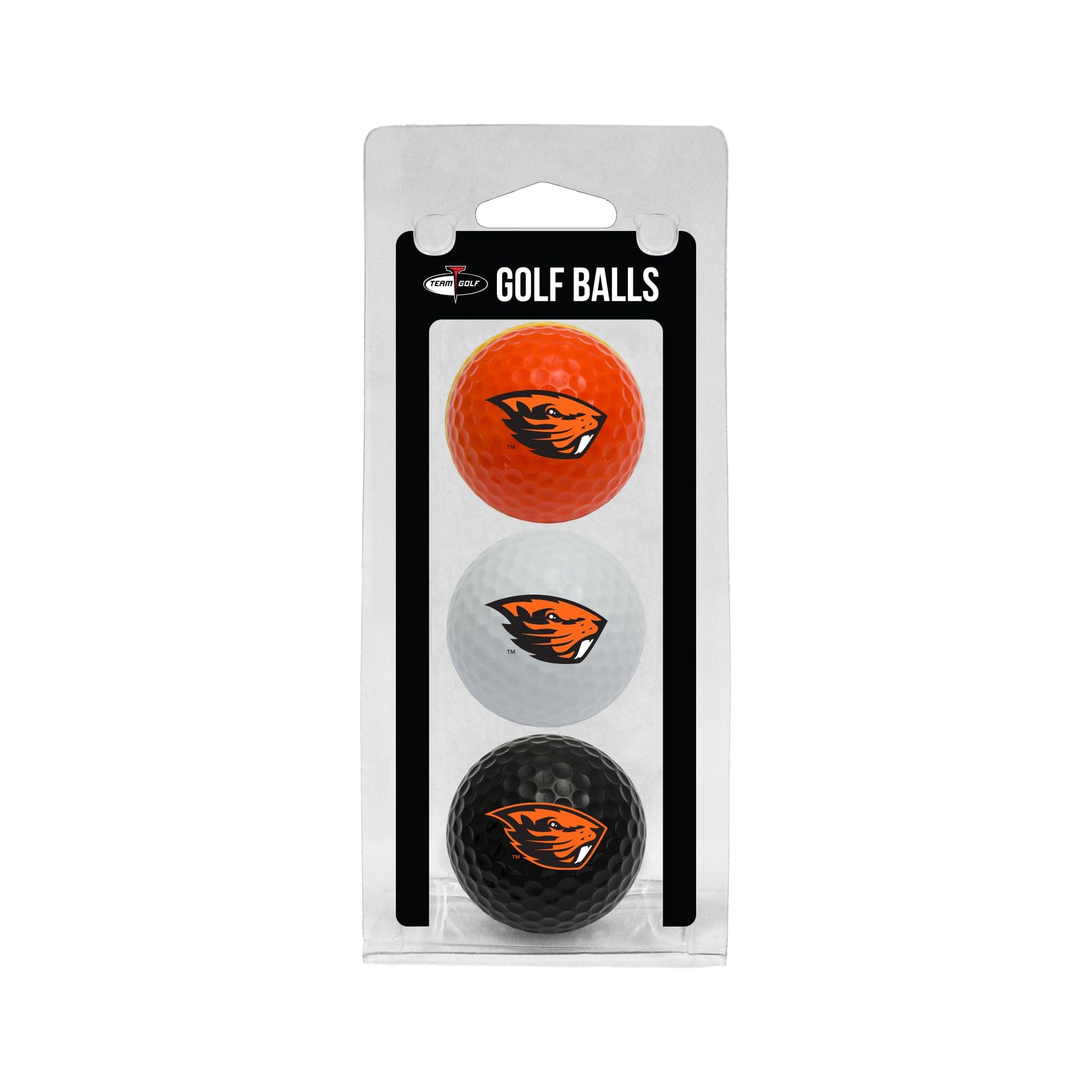 Team Golf NCAA Regulation Size Golf Balls, 3 Pack, Full Color Durable Team Imprint