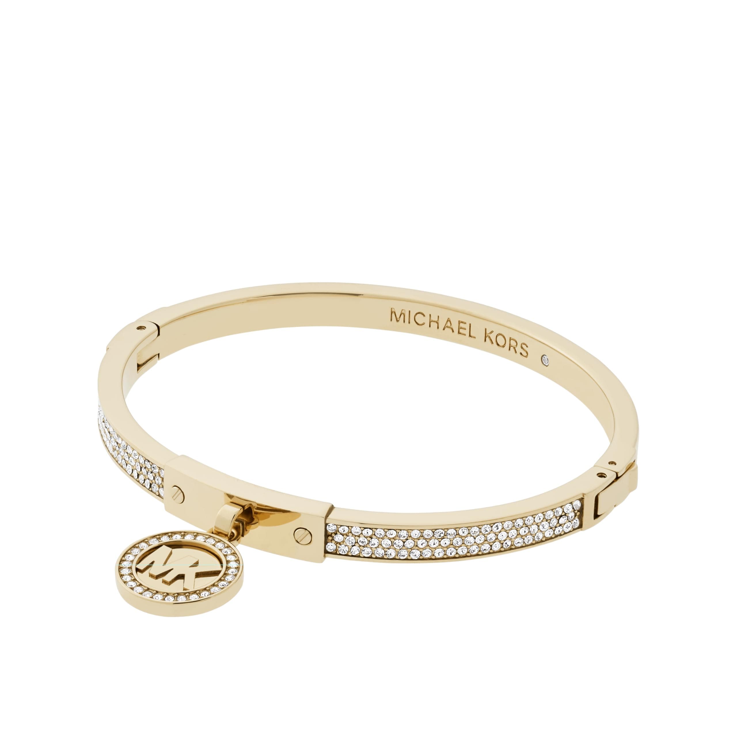 Michael Kors Fulton Hinged Bangle Bracelet, One Size