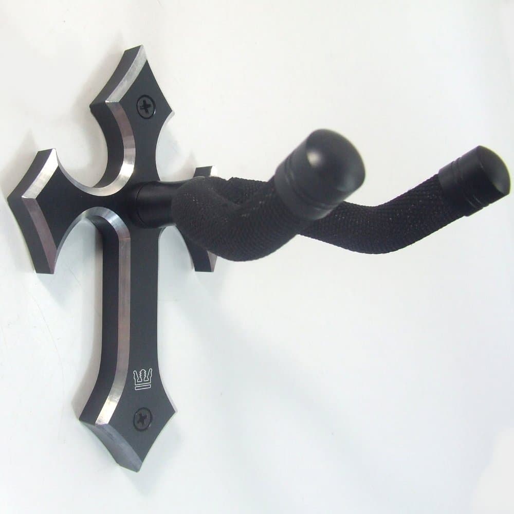 Guitar Wall Hanger Gothic Cross Design by Guitar Thrones
