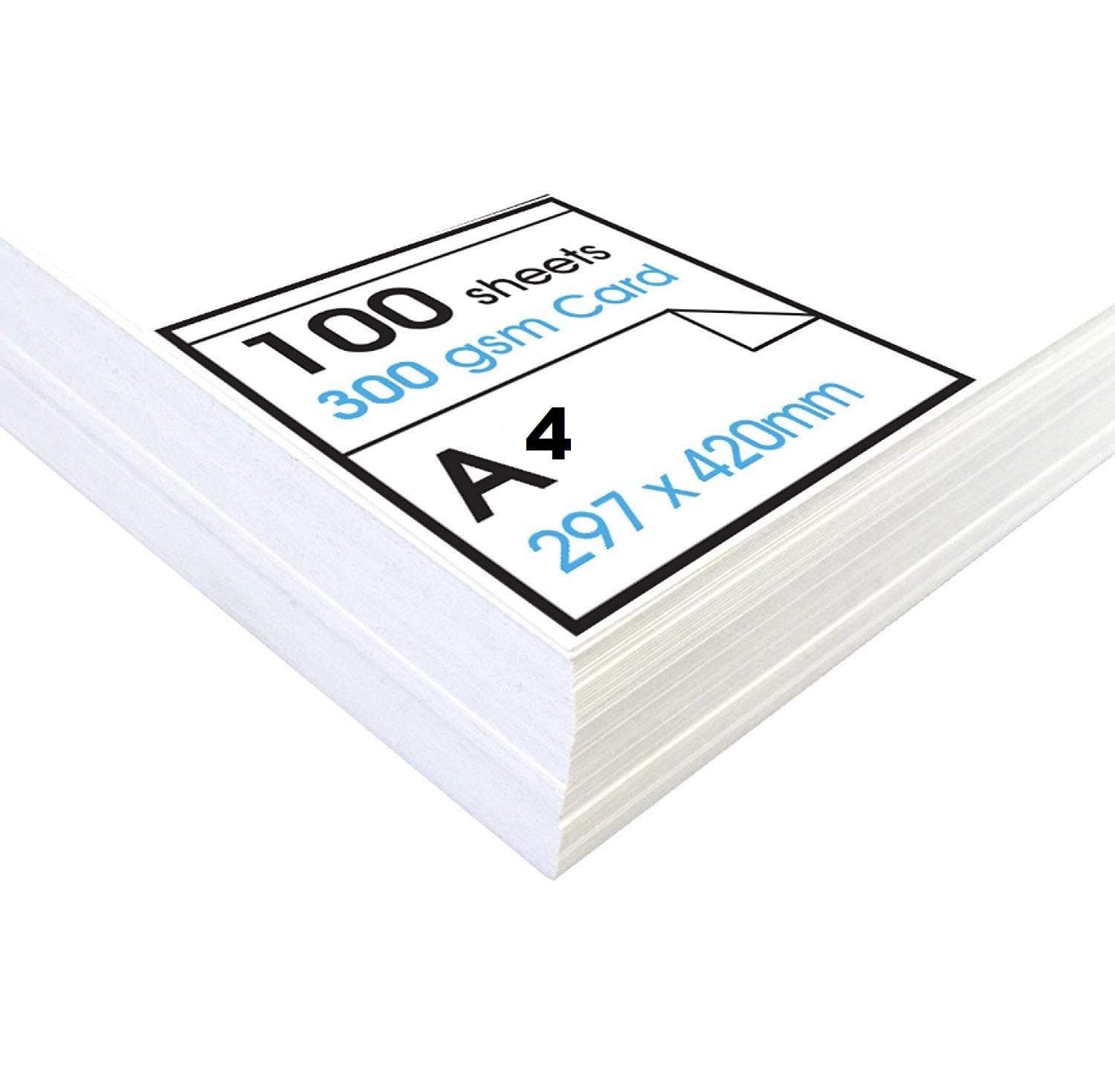 Protecatfile 'High' White Card - Ideal for Presentation Display and Mounting - 300gsm - A3-100 Sheets (A4 100 Sheets)