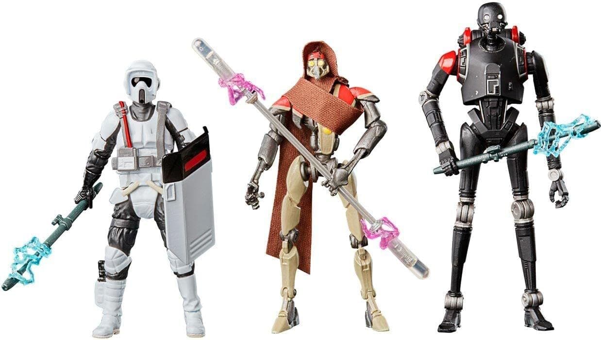 Hasbro Pack 3 Figures Action Jedi Survivor 9.5cm