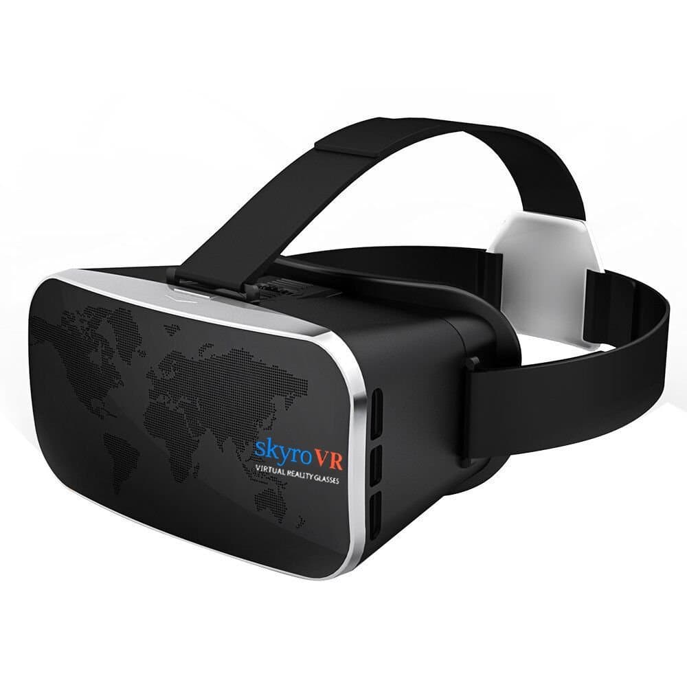 Virtual Reality Headset, Skyro VR Headset and 3D Video Glasses for VR Games and 3D Movie, Compatible with 4.0-6.0 Inch iPhone & Android