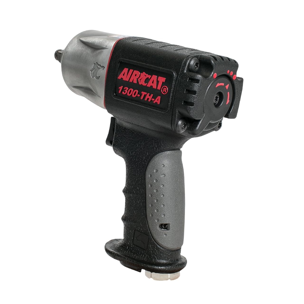 AIRCAT Pneumatic Tools 1300-TH-A: 3/8-Inch Composite Impact Wrench 600 ft-lbs of Torque