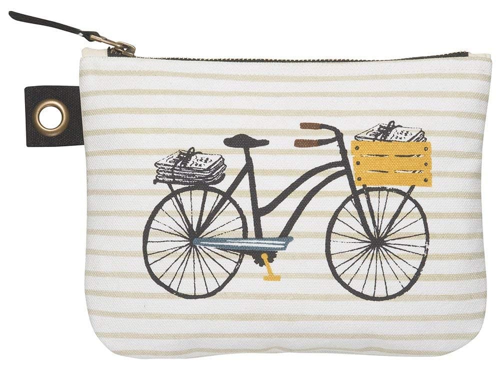 Danica Studio Zipper Pouch, Large, Bicicletta