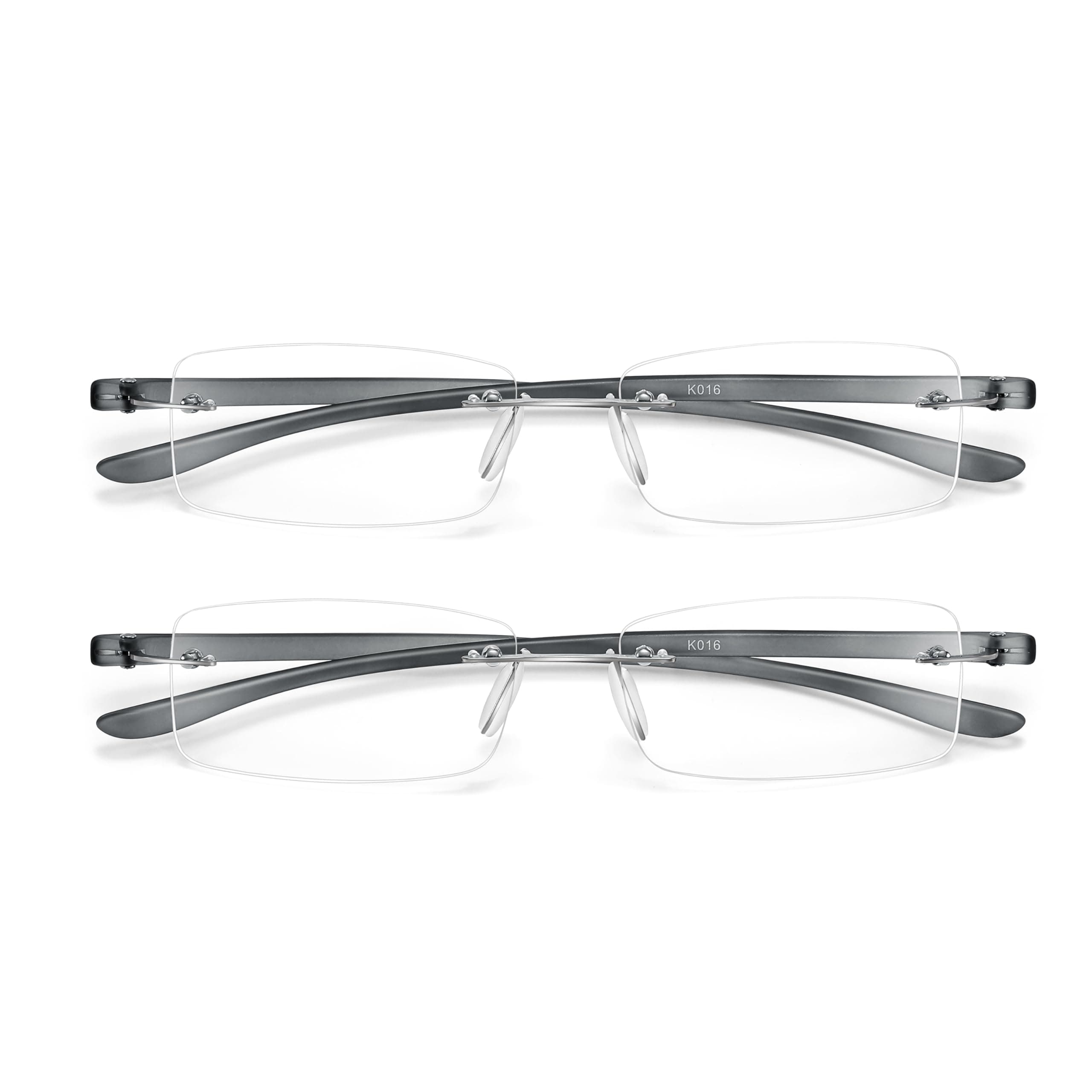 2 Pack Reading Glasses Blue Light Reading Glasses men's reading glasses for women Frameless Computer Reading Glasses