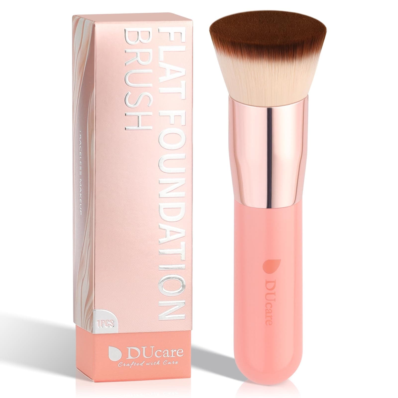 DUcare Flat Top Kabuki Foundation Brush - Premium Makeup Brush for Liquid, Cr...