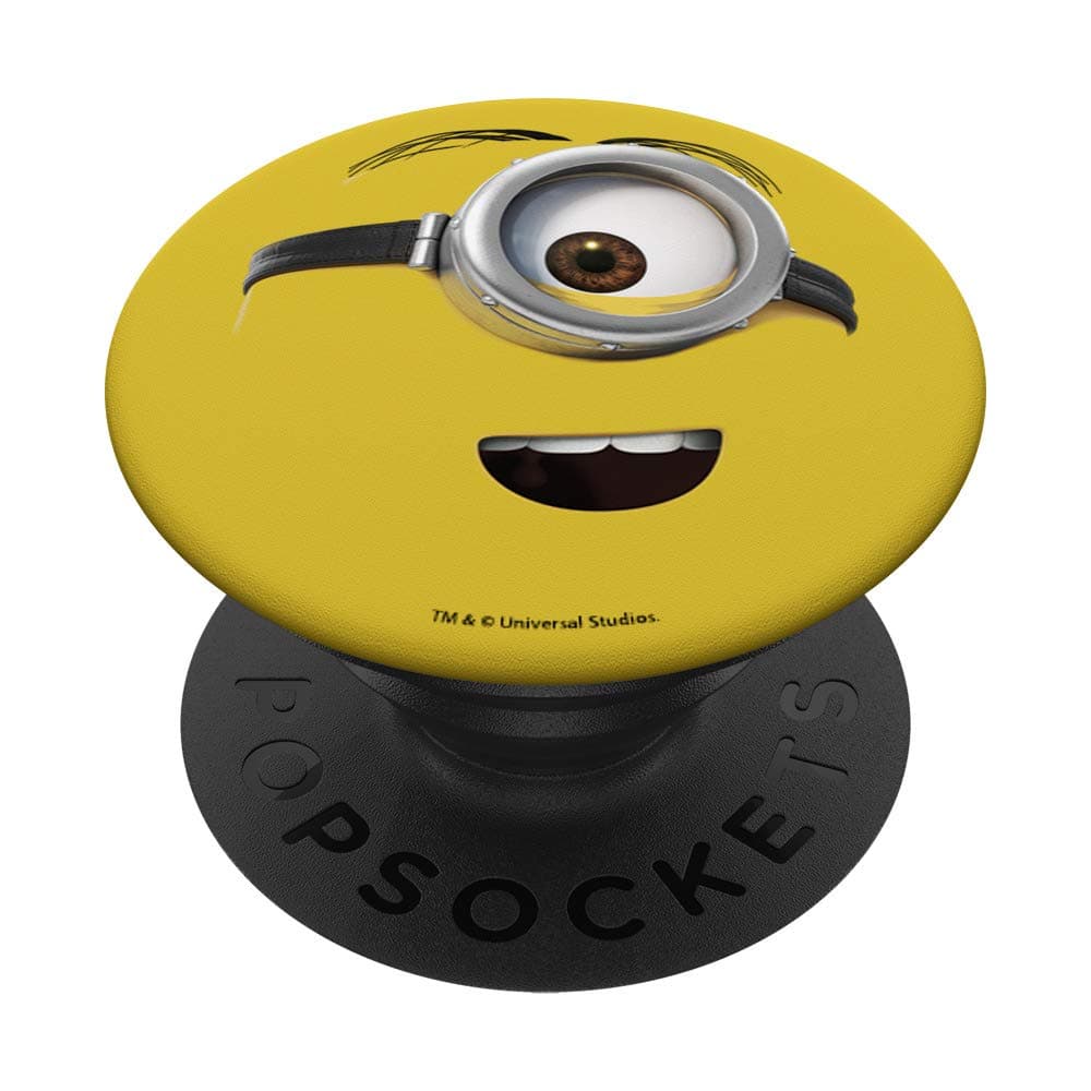 Despicable Me Minions Stuart Face Only PopSockets Standard PopGrip